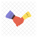 Holding Hands Fingers Icon