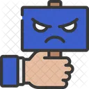 Holding Angry Picket Icon