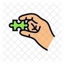 Puzzle Hand Jigsaw Icon