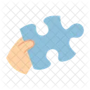 Holding Jigsaw  Icon