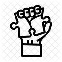 Jigsaw Hand Puzzle Icon