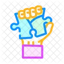 Jigsaw Hand Puzzle Icon