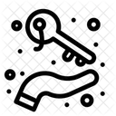Holding Key  Icon