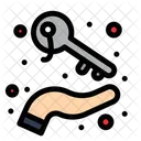 Holding Key  Icon