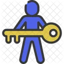 Holding Key  Icon