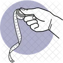 Holding Measure Tape Measuring Tape Tape Icon