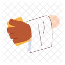 Holding Menu African American Fine Dining Restaurant Icon