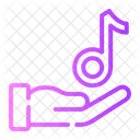 Tenir de la musique  Icône