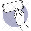 Holding Paper Hand Holding Icon