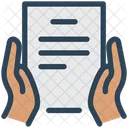 Holding Paper  Icon