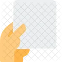 Holding Paper Paper Document Icon