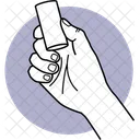 Holding Paper Roll Hand Holding Icon