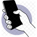 Holding Phone Phone Holding Holding Smartphone Icon