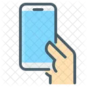 Holding Phone  Icon
