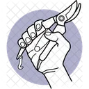 Holding Pliers Hand Holding Icon