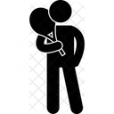 Holding Racket Tennis Player Player Icon