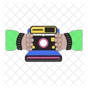 Retro Instant Camera Pictures Taking Photocamera Retro Icon