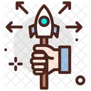 Holding Rocket  Icon