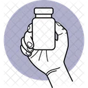 Holding Salt Container  Icon