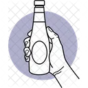 Holding Sauce Bottle  Icon
