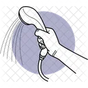 Holding Shower Tap  Icon