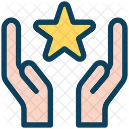 Holding Star  Icon