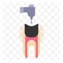 Holed Handpeace Tooth Icon