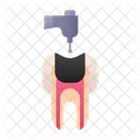 Holed Handpeace Tooth Icon