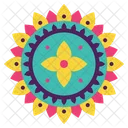 Holi festival decoration  Icon