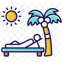 Holiday Island Beach Icon