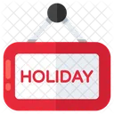 Roadboard Signboard Holiday Board Icon