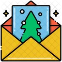 Holiday Card Christmas Letter Christmas Invitation Icon