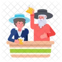 Holiday Celebration Beer Cheers Drinking Beer Icon