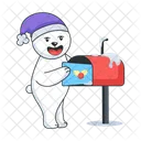 Holiday Mail Christmas Mail Po Box Icon