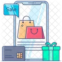 Sale App Mcommerce Shopping Sale Icon