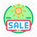 Summer Holidays Sale Icon