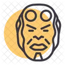 Hellboy Superheld Comic Symbol