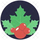Mistletoe Holly Berries Icon