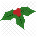 Berry Holly Leaves Christmas Icon