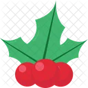 Holly Berry Winter Christmas Icon
