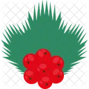 Holly Berry Christmas Fruit Icon