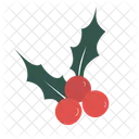 Holly Sprig Berries Icon