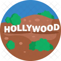 Hollywood California  Icon