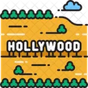 Hollywood Schild Kalifornien Mount Lee Symbol