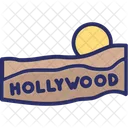 Hollywood Schild Los Angeles Kalifornien Symbol