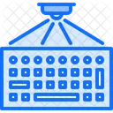 Hologram Keyboard Interface Icon