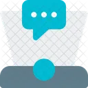 Hologram Chat  Icon