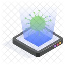 Virus Hologram Display Icon