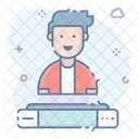 Technological Hologram Augmented Reality Virtual Reality Icon