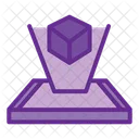 Hologram Virtual Reality Technology Icon